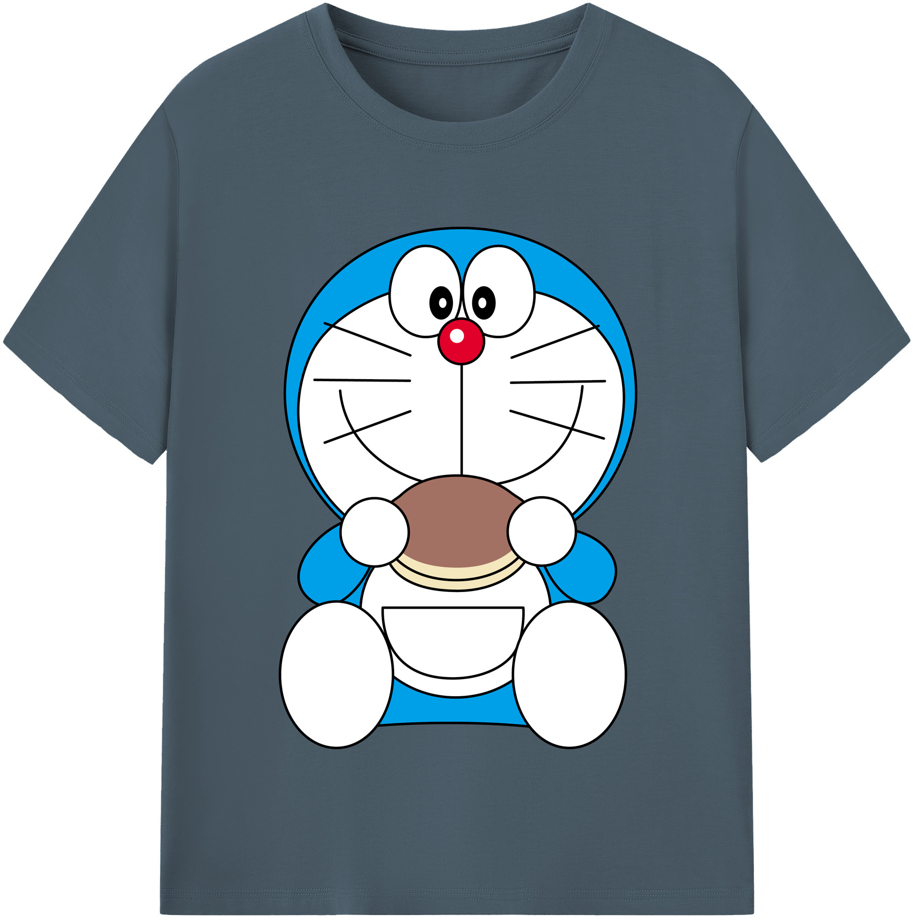 （画像用） ドラえもん Doraemon 綿100％半袖Tシャツ（フロントプリント）